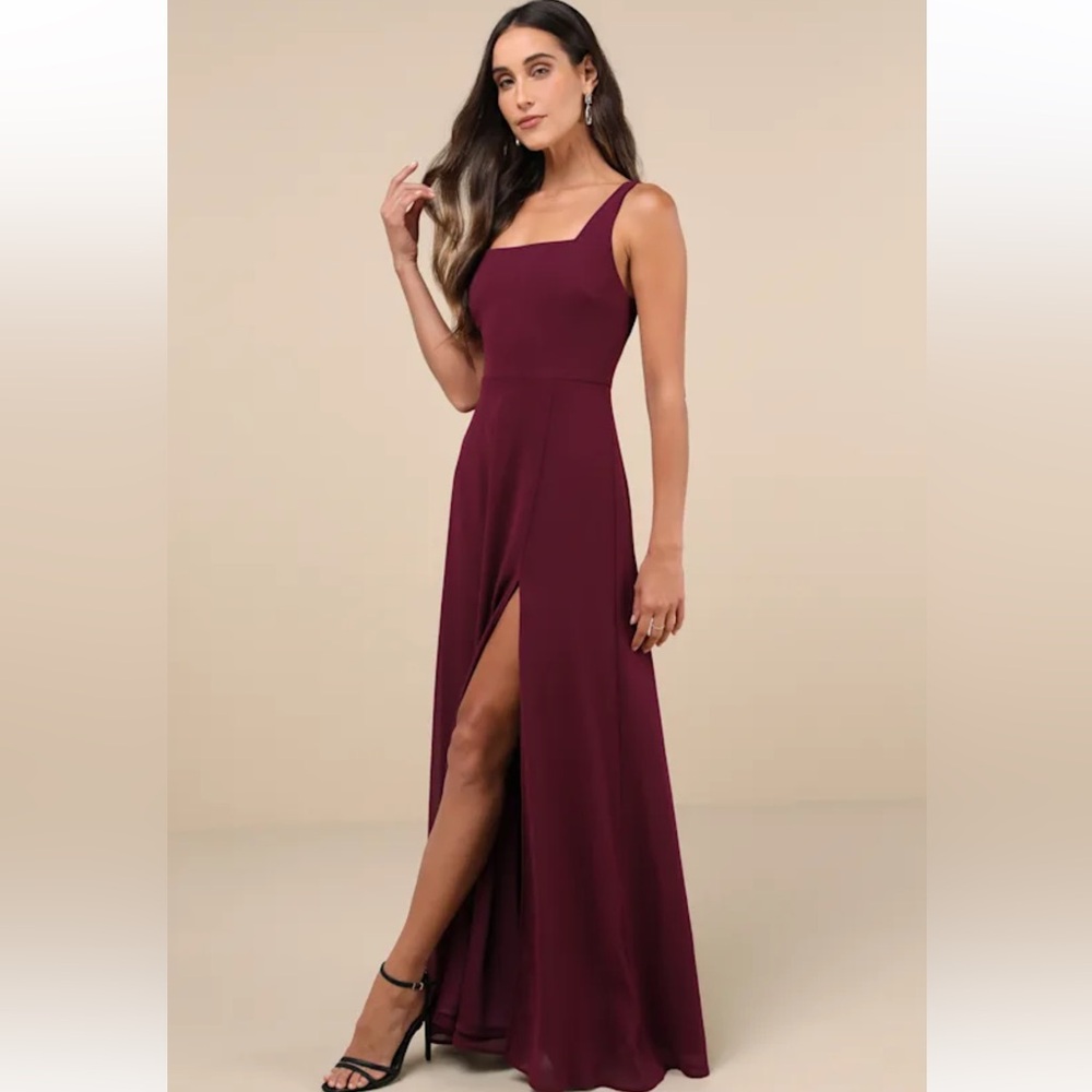 Remarkable Arrival Plum Purple Sleeveless Maxi Dress